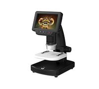 Digital Microscope, 1200X Electronic Magnifying Glass with 5-Inch Display for Coin, Stamp, Plant, Soldering, and Jewelry Examination, High Definition
