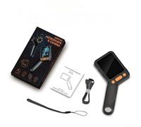 Digital Microscope 2.8 Inch IPS Display Wireless Magnifier with Sliding Focus for Biological Slides Plant Study Soldering Work Compact Size