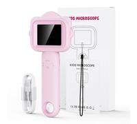Digital Microscope 200MP 500X Magnification 2.4 Inch IPS Screen Portable Handheld Device For Science Education Outdoor Exploration