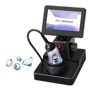 Digital Microscope 4.3 Inch Lcd, 50-1500X Magnification With Led Light, Portable Jewelry Magnifier, Includes 2 Pallets For Accurate Identification