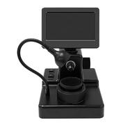 Digital Microscope, 50-1000X Diamond Waist Size Mirror with 4.3-inch LCD Screen and LED Light, 10-40mm Focus Adjustment, for Diamond Inscription Observation