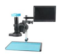 Digital Microscope Camera with High-Resolution Video and LCD Monitor for Electronic Repair and PCB Inspection