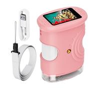 Digital Microscope for Kids | 1000X Rechargeable Educational Science Toys - Digital Children's Microscope with 2 Inch Screen | for Boys Home School Laboratory Outdoor Nature Kids Girls