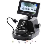 Digital Microscope with 4.3 Inch LCD Screen, Diamond Girdle Viewer for Accurate Diamond Inscription Identification, Ideal for Properties Observation