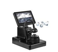 Digital Microscope with LCD Display and LED Light, 50-1000X Magnification for Diamond Testing and Inscription Viewing