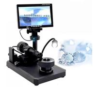 Digital Microscope with LED Light and 7'' Display, Portable Diamond Girdle Viewer, 20mm Focus Distance, Ideal for Checking Ring Codes