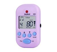 Digital - Mini LCD - 5.5 x 3.5 x 1cm Adjustable Volume 10 Beat Sounds, Built-in Tuner, 3.5mm Headphone Jack, Piano, Guitar, Violin, Music