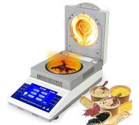 Digital Moisture Analyzer, High Precision Touch Screen, 50g x 0.002g - Quick Testing for Agriculture, Medicine, Plastic - Fast & Accurate Results