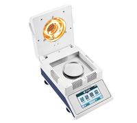 Digital Moisture Analyzer with High Accuracy 0.001g, Adjustable Temperature 60-200°C, for Food, Agriculture, and Medicine Testing
