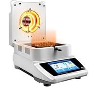 Digital Moisture Analyzer with Precision Halogen Technology, 50g Capacity, 0.01g Readability for Chemistry, Biology, Food, Pharmaceutical Use