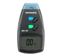 Digital Moisture Meter for Wood, Pin-Type Wood Moisture Detector, Handheld Paper Textile Moisture Analyzer with LCD Display, 9V for battery Operated(MD-2G)