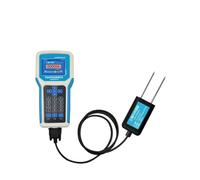 Digital Moisture Meter, Soil Meter Portable Handheld Speedometer Sensor Temperature and Humidity EC PH NPK Detector with English Display,for Wood and Cardboard(Ph)