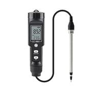 Digital Moisture Tester, Digital EC/Temp Soil Tester 0.00~10.00mS/cm Conductivity Meter Sensor Earth Analyzer with ATC Planting Garden Outdoor(EC-8801B)