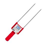 Digital Moisture Tester Hay Bale Peat Moisture Meter Tester Wood Sawdust Powder Hygrometer Humidity Moisture Meter for Cereal Straw,Bran, Forage Grass for Water Content Testing