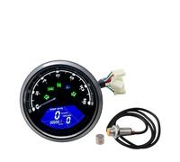 Digital Motorcycle Accessories Speedometer 12000RPM Tachometer Odometer Gauge Instrumentn Panel For 1-4 Cylinders(Type A)