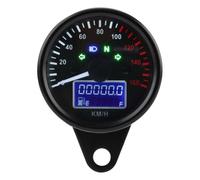 Digital Motorcycle Tachometer LCD Display Digital Gauge Oil Level Meter