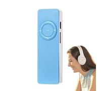 Digital MP3 Music Player - Rechargeable Audio Player with Built-In Speaker | MP3 Player with 32GB Card Slot, Compact Player for Hiking, Leisure, Running, Sports, Travel, and Walking Adventures