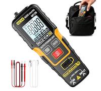 Digital Multimeter - 4000 Count Pocket Tester, Data Hold, Flashlight, Backlit LCD | ABS, NCV, Live Wire Check, for Homeowner, DIY, Auto Repair, Fieldwork, Simple to Use