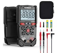 Digital Multimeter 4000 Counts, KAIWEETS Smart Auto-Ranging Voltmeter Meter, Button-Operated with NCV & Live Wire Test, AC/DC Voltage Tester for Electrical DIY