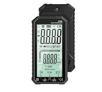 Digital Multimeter AC/DC Ultraportable LCD Display True-RMS Multimeter Auto-Ranging With Amp Volt Ohm Multi Tester(Nero)