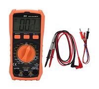 Digital Multimeter AC DC Voltage Meter Large LCD Screen True RMS Resistance Tester NCV Function for Electricians Engineers Technicians ABS Plastic 146x72x50mm (Ruoshui205A)