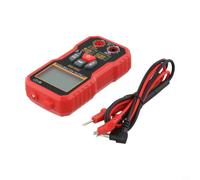 Digital Multimeter Auto Ranging 6000 Counts AC DC Voltage Tester with NCV Live Wire Detection Backlit LCD for Household Car for battery(Red)