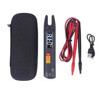 Digital Multimeter High Accuracy Auto Ranging Voltage Current Meter with Flashlight 100A Intelligent Clamp Meter for Electrical Testing Dark Environments ABS Material