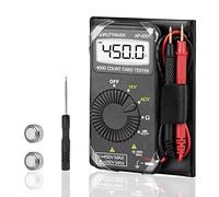 Digital Multimeter Pocket Multimeter AP-4201 4000 Counts Multi Tester Pocket Voltmeter Ammeter Auto Range for Measure AC/DC Voltage，Resistance，Diode Test，Continuity Buzzer for Electrical Troubleshoot