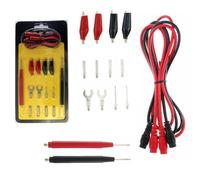 Digital Multimeter Probe Needle, 16pcs Tip Tester Probe Leads, 16-in-1 Multifunctional Combination Cable