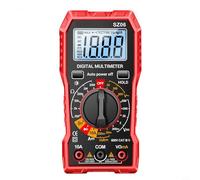 Digital Multimeter SZ06 Multi Function Tester for AC/DC Voltage, Current, Resistance, Diode, and Continuity with Backlit Display and Auto Power Off (GRAY)