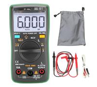 Digital Multimeter Tester, High Accuracy NCV Auto Ranging Voltage Capacitance Frequency Meter with Backlit Screen for Electronics Repair ABS Black 1 Pack