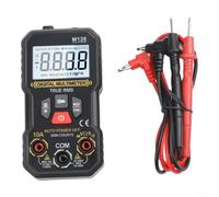 Digital Multimeter Tester with Auto Range | 6000 Counts AC DC Voltmeter | NCV Detection | Backlit LCD | Flashlight | Low Battery | Drop-Resistant ABS for Electrical(Black)