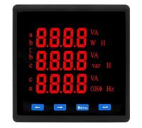 Digital Multimeter Three Phase Volt Ampere Frequency AC80-270V Power