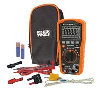 Digital Multimeter TRMS/Low Impedance, Auto-Ranging 1000V Klein Tools MM700, Black/Orange