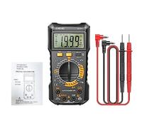 Digital Multimeter True RMS Continuity Capacitance Pocket Voltage Meter Tool Black, 18.8x9.1cm