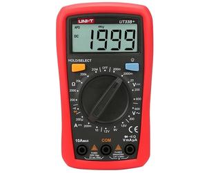 Digital Multimeter Uni-T UT33B+ Lcd Palm Size Dc/Ac Ohm Current Resistance Te iv