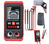 Digital Multimeter With Ac/Dc Voltage Current, Multimeter Tester With Lcd Backlight Flashlight Data Hold, Multi Meters Electrical Trms 2000 Counts, Easy, Fast And Accurate Measurement (1PC)