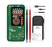 Digital Multimeter with Thermometers and NCV Detection for Circuit Diagnostics Industrial and Home Automotive Repair Use Intelligent Color Screen Photovoltaic Multimeter