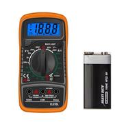 Digital Multimeter XL830L, LCD Display, AC/DC Voltage Tester with Backlight, 600V, 10A
