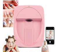 Digital Nail Art Printer, 3D Smart Machine with WiFi and USB, 2400dpi Resolution, AI Nail Face Recognition for Nail Studios and Enthusiasts