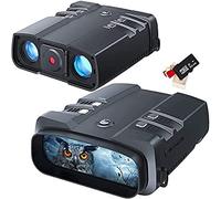 Digital Night Vision Binoculars 1080P Full HD 1640 Ft/500 M Viewing Range Superior 5W Infrared High Sensitivity CMOS Sensor Night Goggles For Hunting Camping Surveillance With 64GB Card