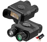 Digital Night Vision Binoculars 5X8 Infrared Zoom 1640 ft/500M Viewing Range 9 Level IR Camera with 3.5" LCD Screen Take HD Photos/Videos for Hunting Military Surveillance with 32GB TF Card