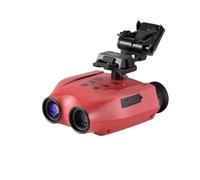 Digital Night Vision Goggles Infrared Binocular HD 1080P Video Camera for Helmet Head Mounted 6X-48X Zoom Long Range for Comfortable(Red NVG)