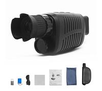 Digital Night-Vision Monocular with Memory Card Options: 500-1000M Full Black Observation, to +∞ Low/Daytime Viewing, 5X Digital, 1920 * 1080P Video, Type-C 2.0 USB