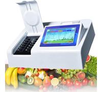 Digital Nitrate Tester, Pesticide Residue Detector for Fruits and Vegetables, Instant Read Touch Screen, Quick 3 Minute Test,