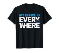 Digital Nomad Globe World Map Laptop Location Independent T-Shirt