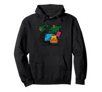 Digital Nomad Hammock Laptop Remote Work Dream Tropical Pullover Hoodie