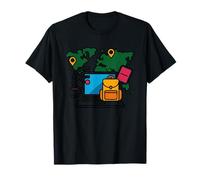 Digital Nomad Hammock Laptop Remote Work Dream Tropical T-Shirt