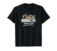 Digital Nomad Life Travel Influencer Entrepreneur Business T-Shirt