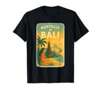 Digital Nomad Mentally in Bali Dreamy Travel Poster Art T-Shirt